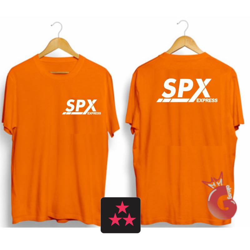kaos distro pria spxx sablon depan belakang / t-shirt kaos pria sablon depan belakang