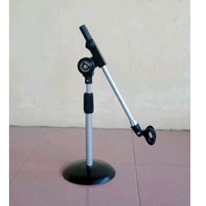 Stand Mic Maruni Kaki Bulat