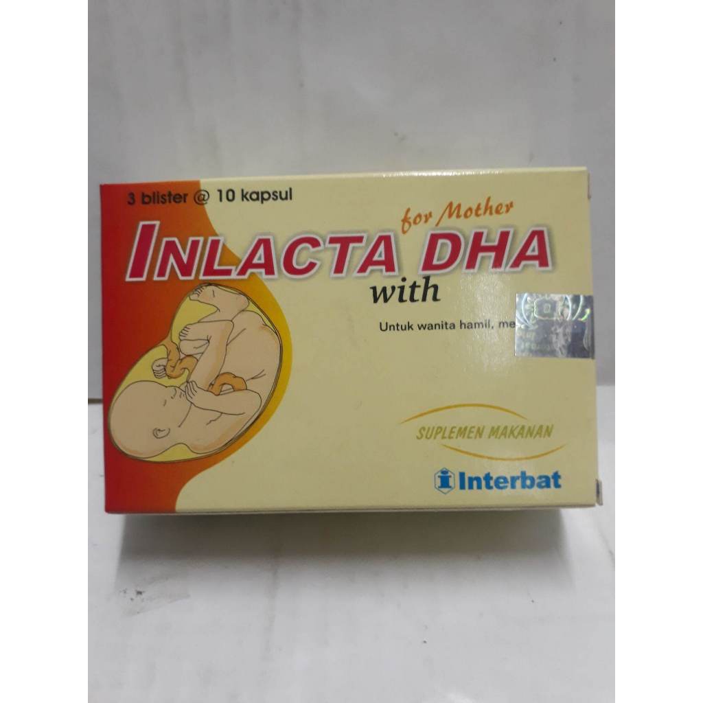 Inlacta Dha Box 30 Kapsul / Vitamin Ibu Hamil