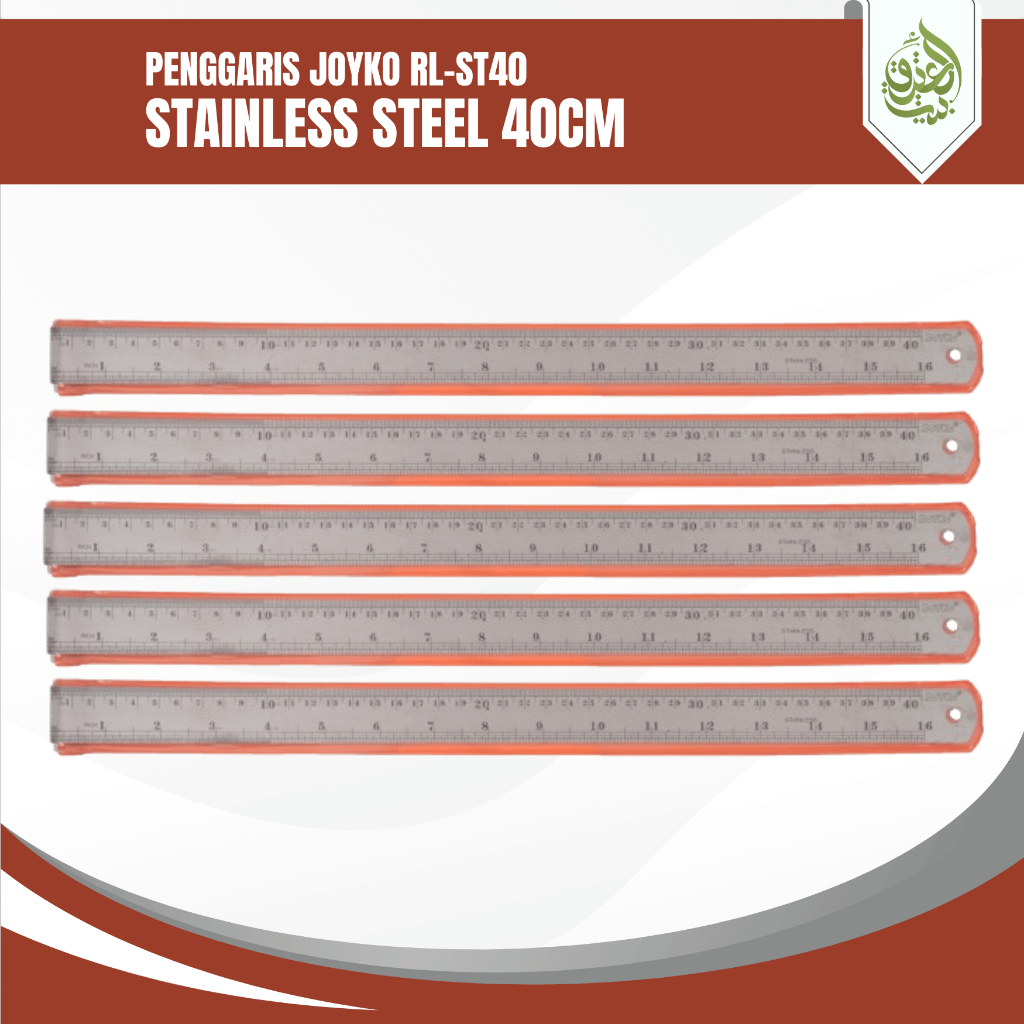 

Penggaris Besi Joyko Stainless Steel 40CM | [PCS]