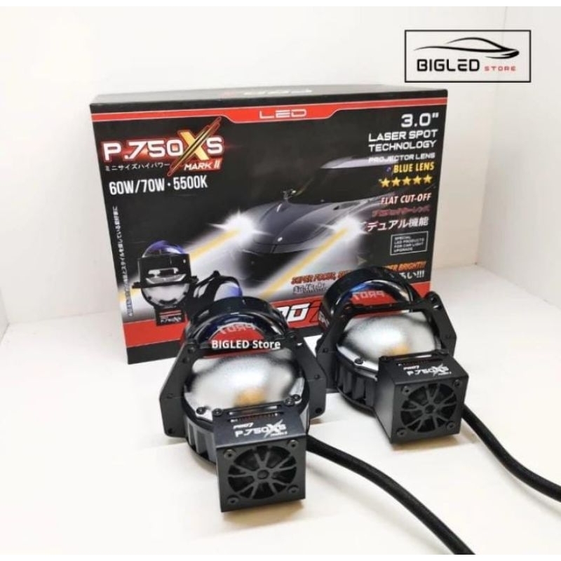 PRO7 P750XS | PRO 7 P.750XS PROJECTOR BILED 3 INCH BLUE LENS