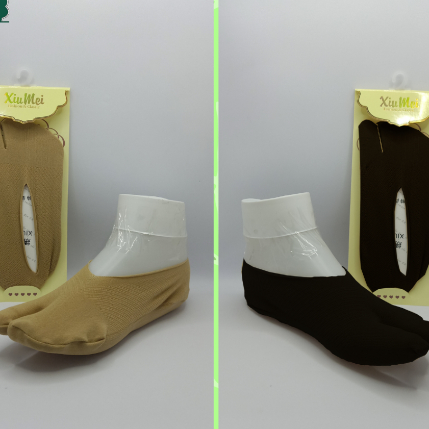 Kaos Kaki Jempol Telapak Hidden Socks Invisible Socks Wanita Polos Xiu Mei Grosir