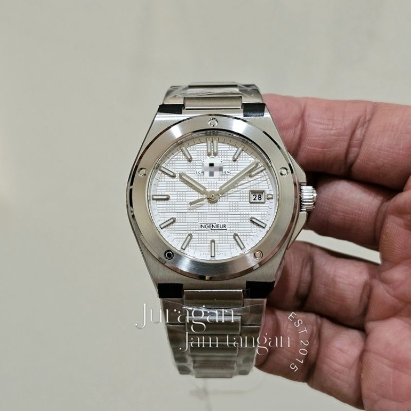 Jam Tangan Keren IWC006 Ingenieur White Dial by V7F