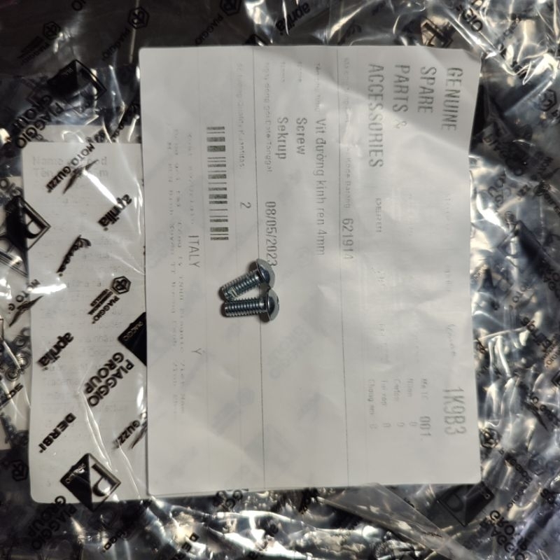 Baut Lis Lampu Depan Vespa Matic Sprint Primavera Original Piaggio