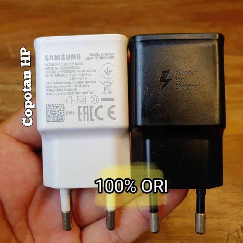 batok||Adaptor Charger Samsung 15w Fast Charging Copotan HP S10E S8 S9 S10 Plus A8 A7 M50 A50 A30 No