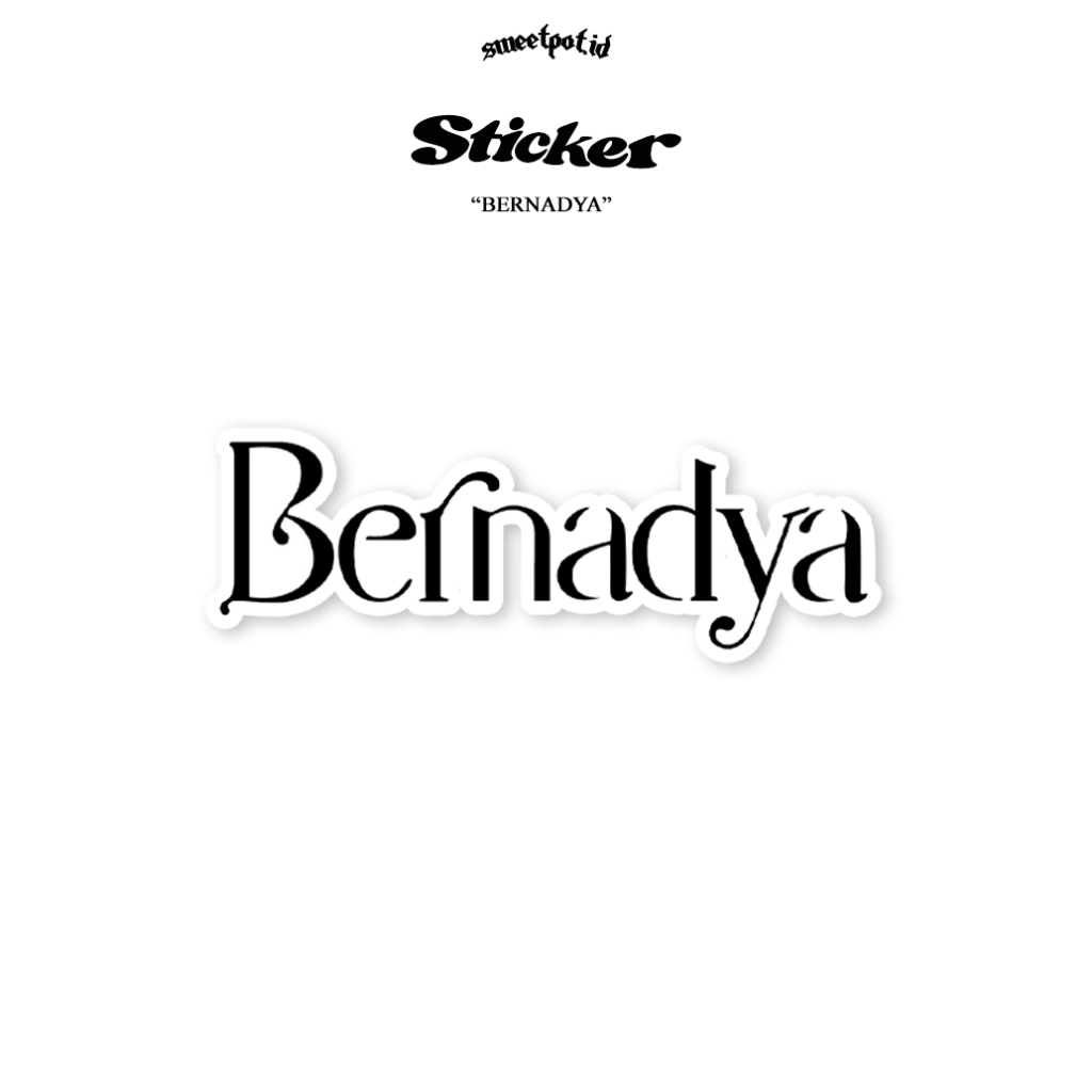 

(BISA COD) STICKER BERNADYA / STICKER BIJIAN / STICKER ECERAN / STICKER METAL / STICKER POP / STICKER INDIE / STICKER BAND/ BRITPOP