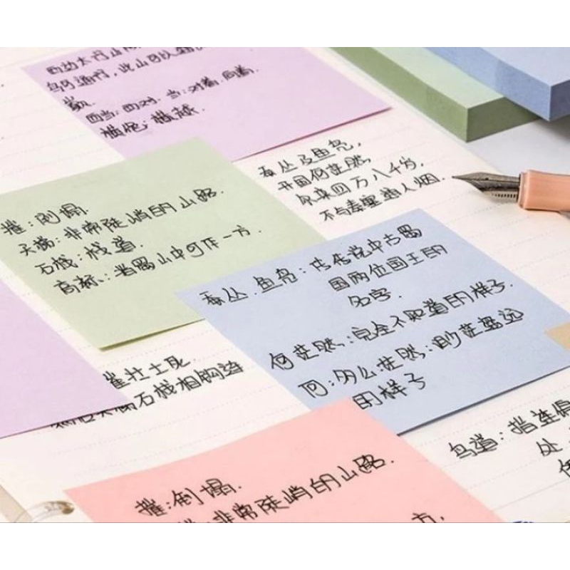 sticky note polos / stiker memo / kertas catatan