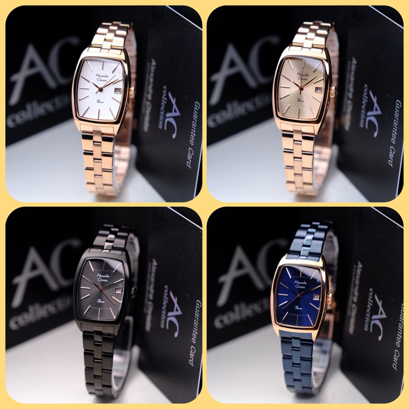 JAM TANGAN WANITA ALEXANDRE CHRISTIE AC 2961 LD / AC 2961 / 2961 ORIGINAL STAINLESS STEEL GARANSI RE
