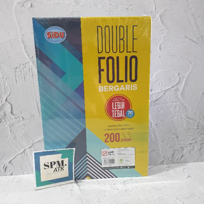 

Double Folio Sidu 2 Lembar khusus instantsameday H6HNT9748