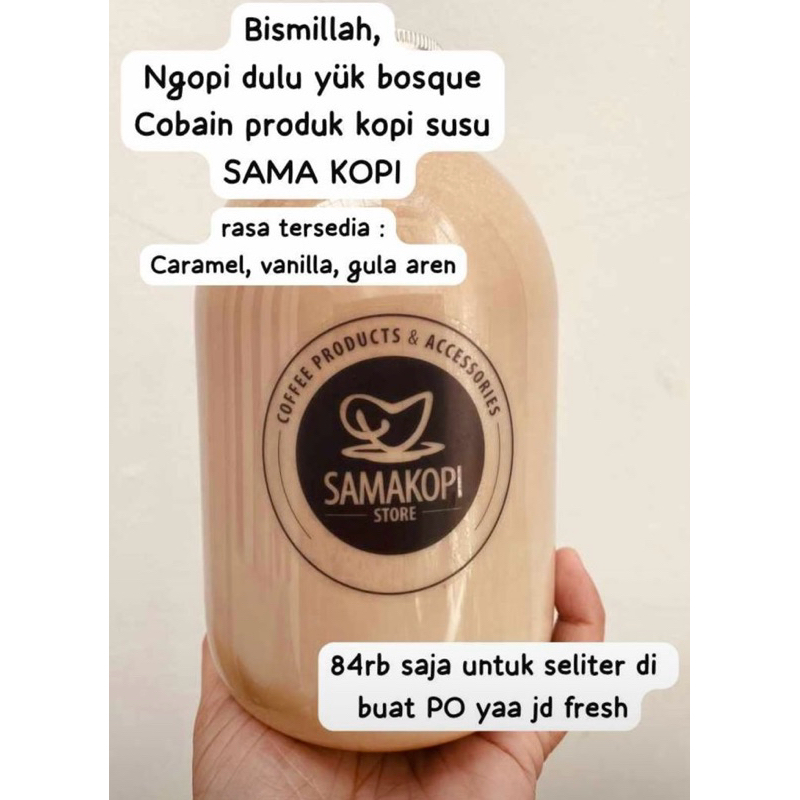 

Kopi Susu 1Liter