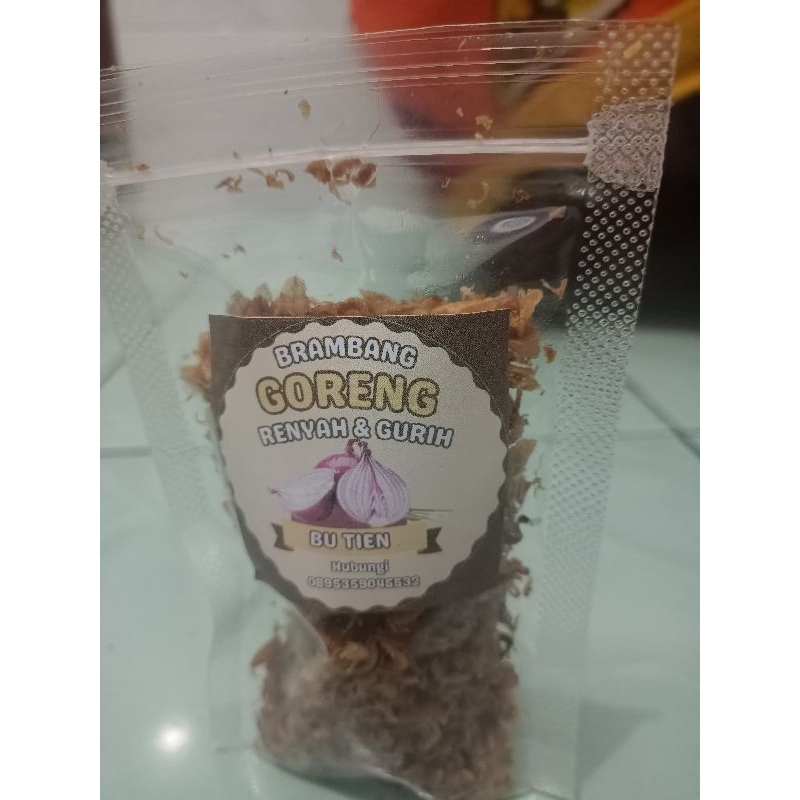 

Brambang goreng asli