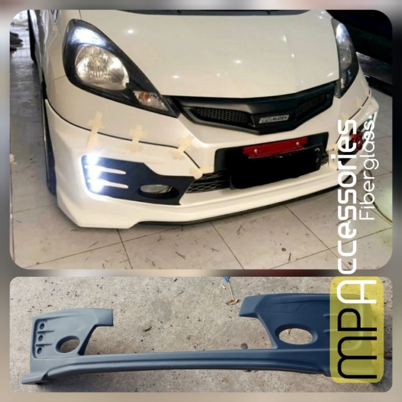 Bodykit add-on Depan model mugen Jazz GE8  tahun 2012-2014 facelift