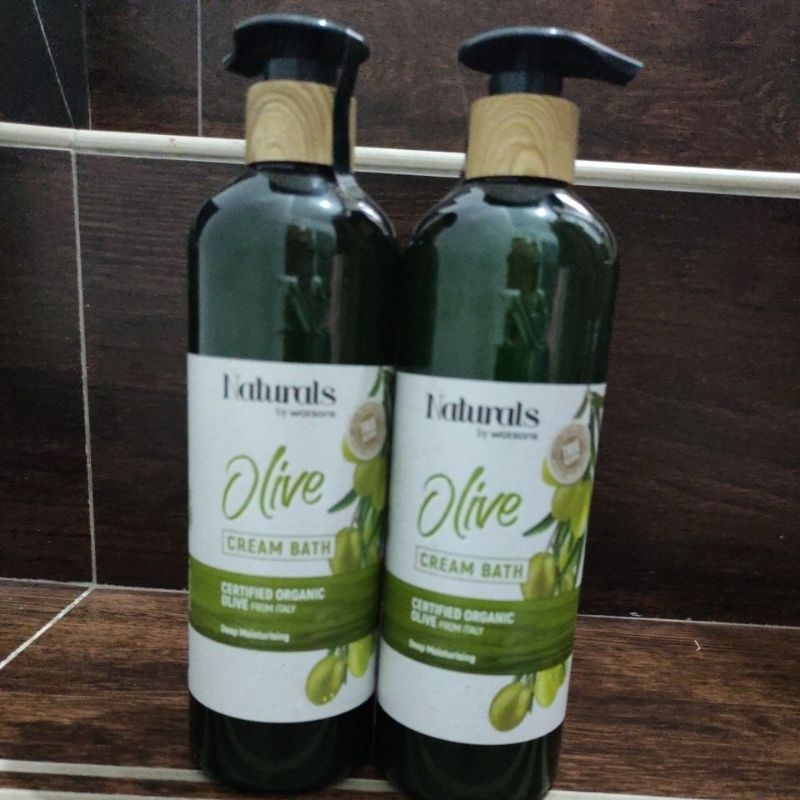 NATURALS by Watson's OLIVE CREAM BATH 490ML