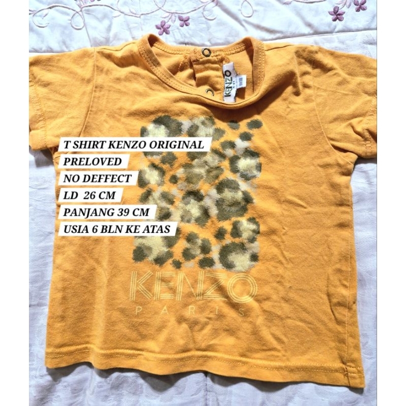 KAOS BABY KENZO ORIGINAL PRELOVED USIA 3 bln