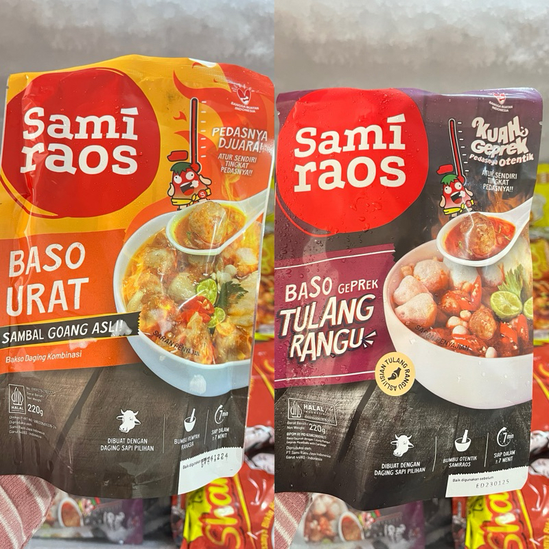 

Bakso Aci Boci Sami Raos | Geprek | Tulang Rangu | Urat