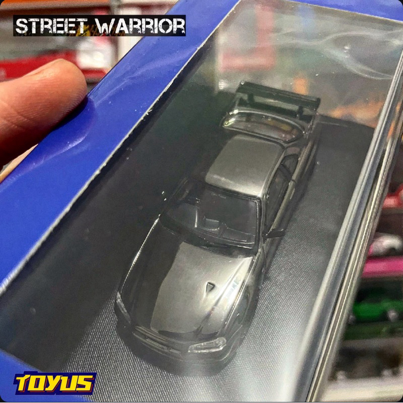 Street Weapon Street Warrior - Nissan Skyline GTR R34 Black Chrome
