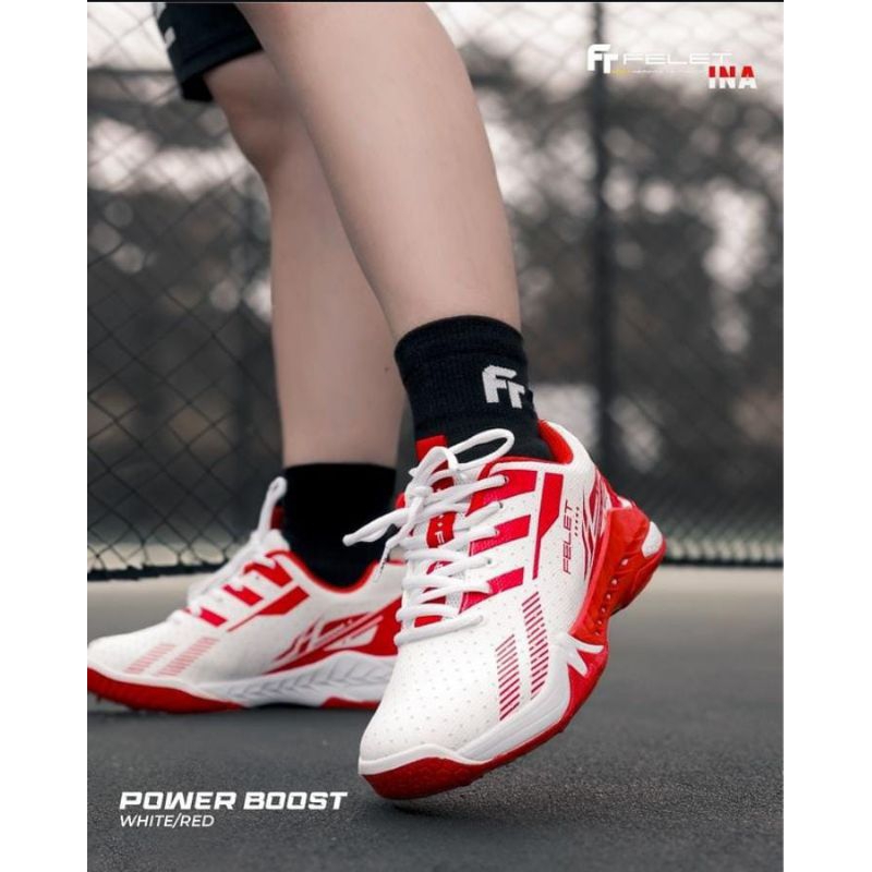 Felet POWER BOOST - Sepatu Badminton  Original Felet