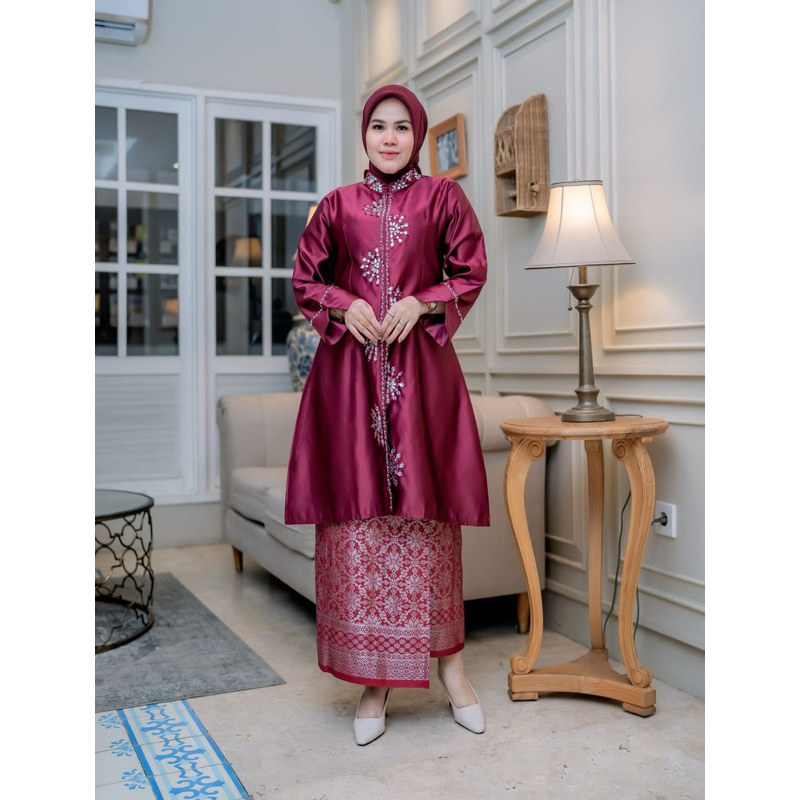 Elsbatikmaira => Baju tunik kurung melayu - set baju kurung payet -  baju kurung melayu - kebaya mel