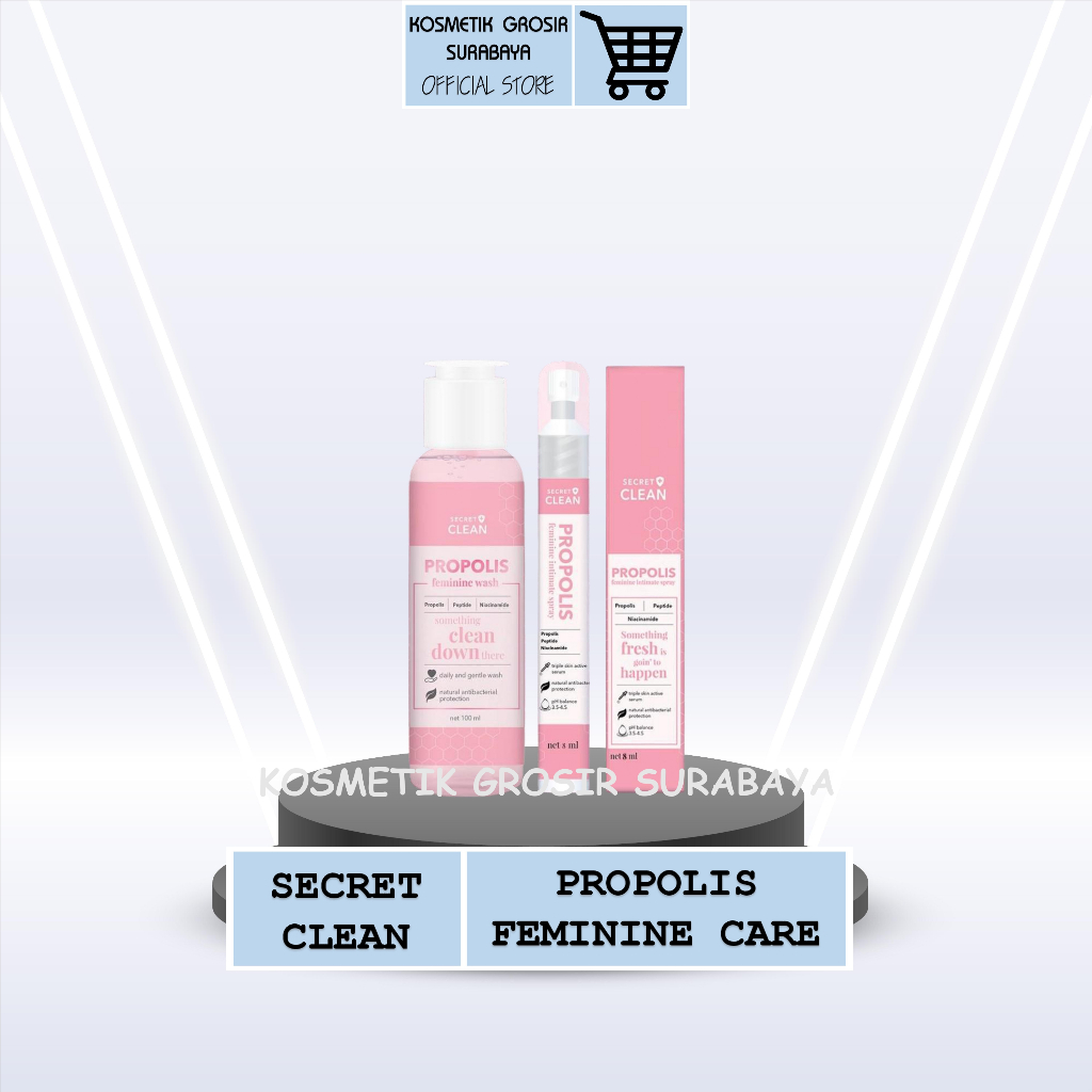 Secret Clean Propolis Paket Feminine Care (Feminine Wash / Feminine Spray)