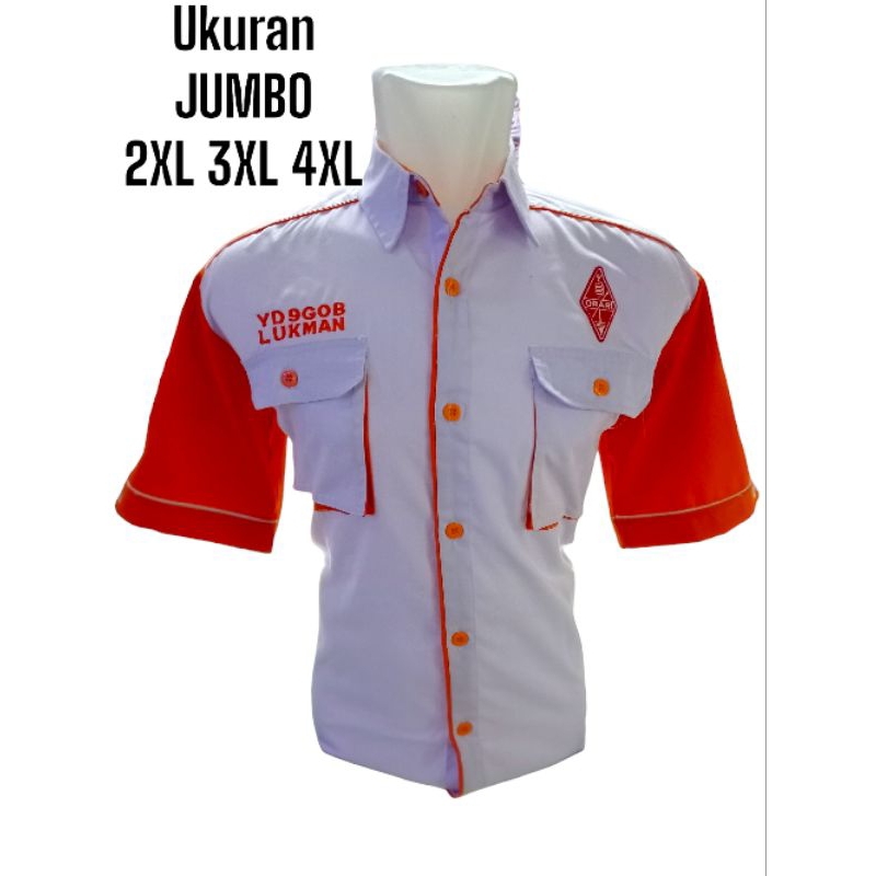 KEMEJA PDH ORARI BIG SIZE . KEMEJA ORARI JUMBO
