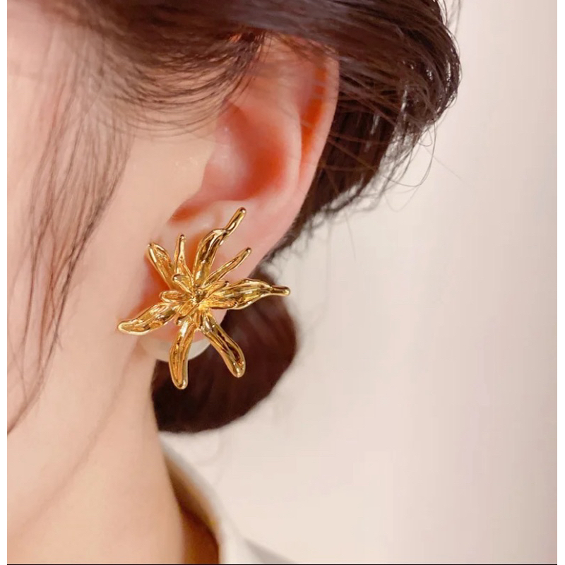 Anting bunga anggrek/anting fashion/