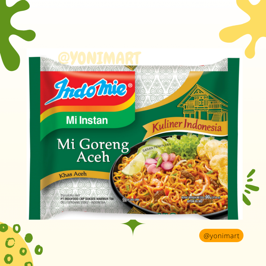 

Indomie Mie / Mi Goreng Aceh 90gram