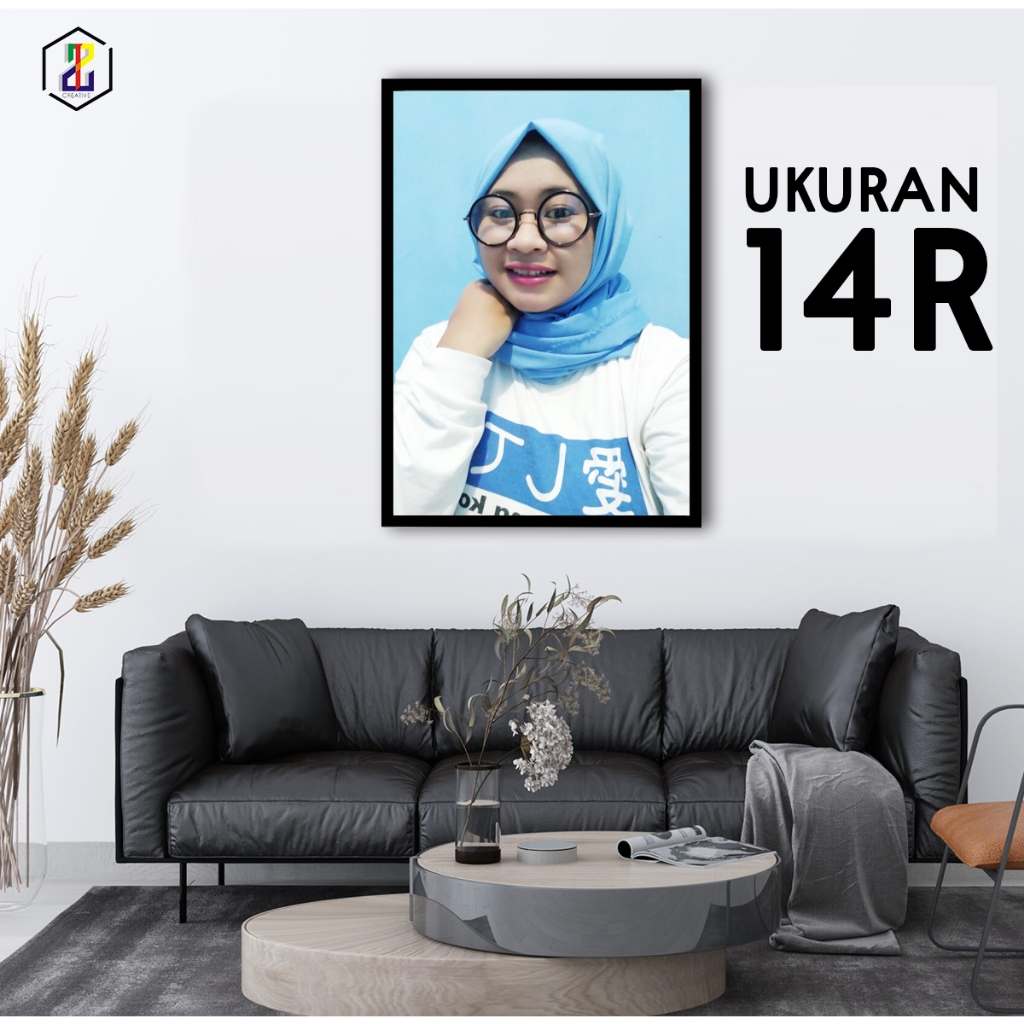 Cetak Foto Plus Bingkai Ukuran 14R