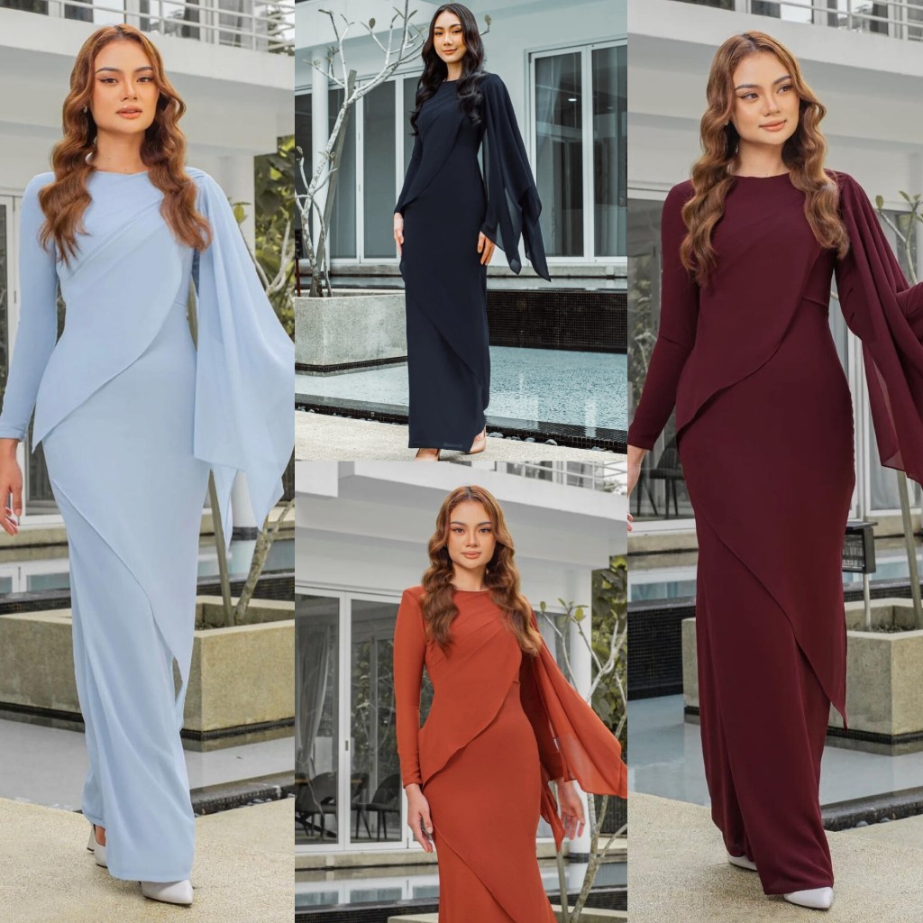 ARASYA RZ GAMIS MUSLIM WANITA KEKINIAN/NATALIA DRESS BRIDESMAID ABAYA PESTA KONDANGAN/DRESS CERUTY P