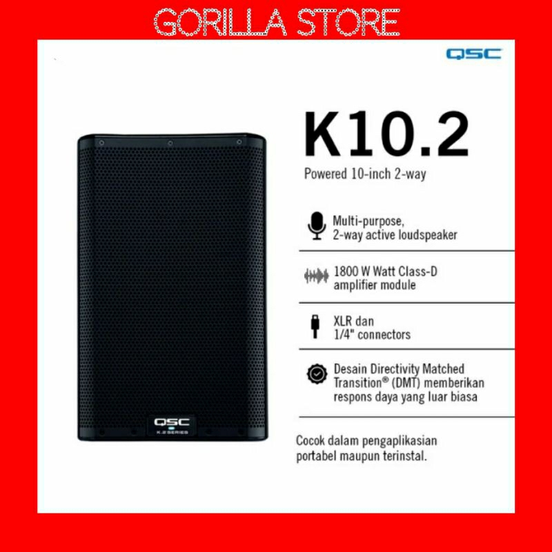 QSC K10.2 Speaker Active 10-inch