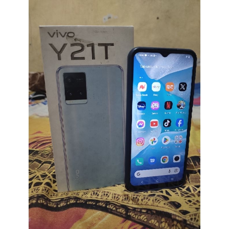 Vivo Y21T Ram 6 Rom 128 GB (SECOND) Pemakaian Pribadi