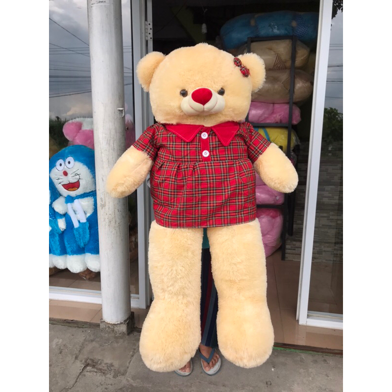 boneka beruang Teddy bear baju ukuran jumbo 1.3 mter