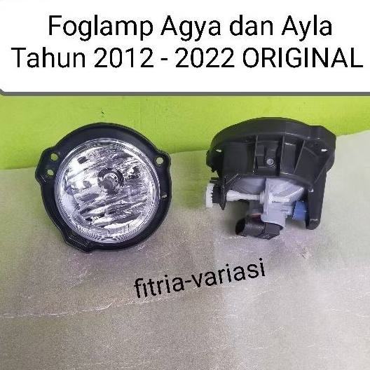 Foglamp Ayla Dan Agya Tahun 2012 - 2022