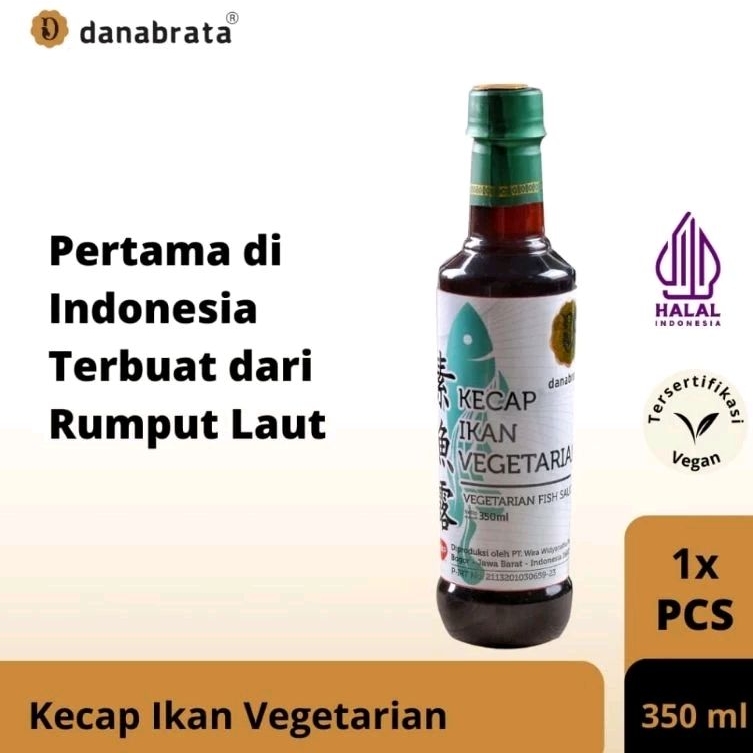 

Kecap Ikan Vegan / Vegetarian Fish Sauce 350 ml Danabrata