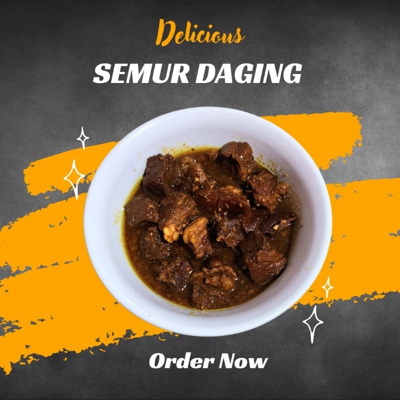 

Semur Daging/Daging Sapi Kecap Matang 1 Kg