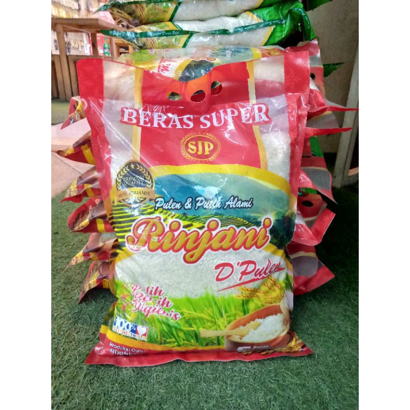 

Beras premium Rinjani 5KG super/beras