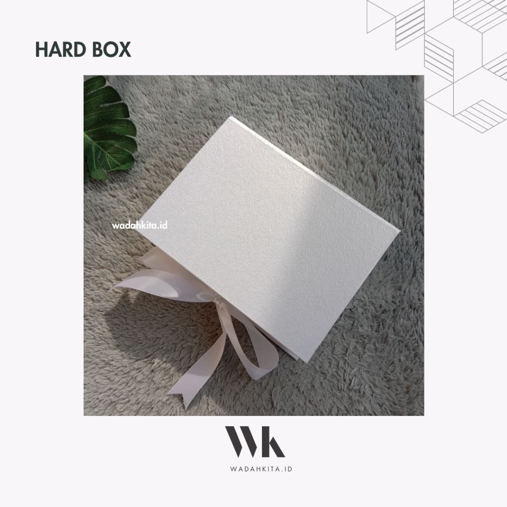 

Kotak Kado Putih / Hampers Gift Box / Hardbox 20 x 15 x 6 CM
