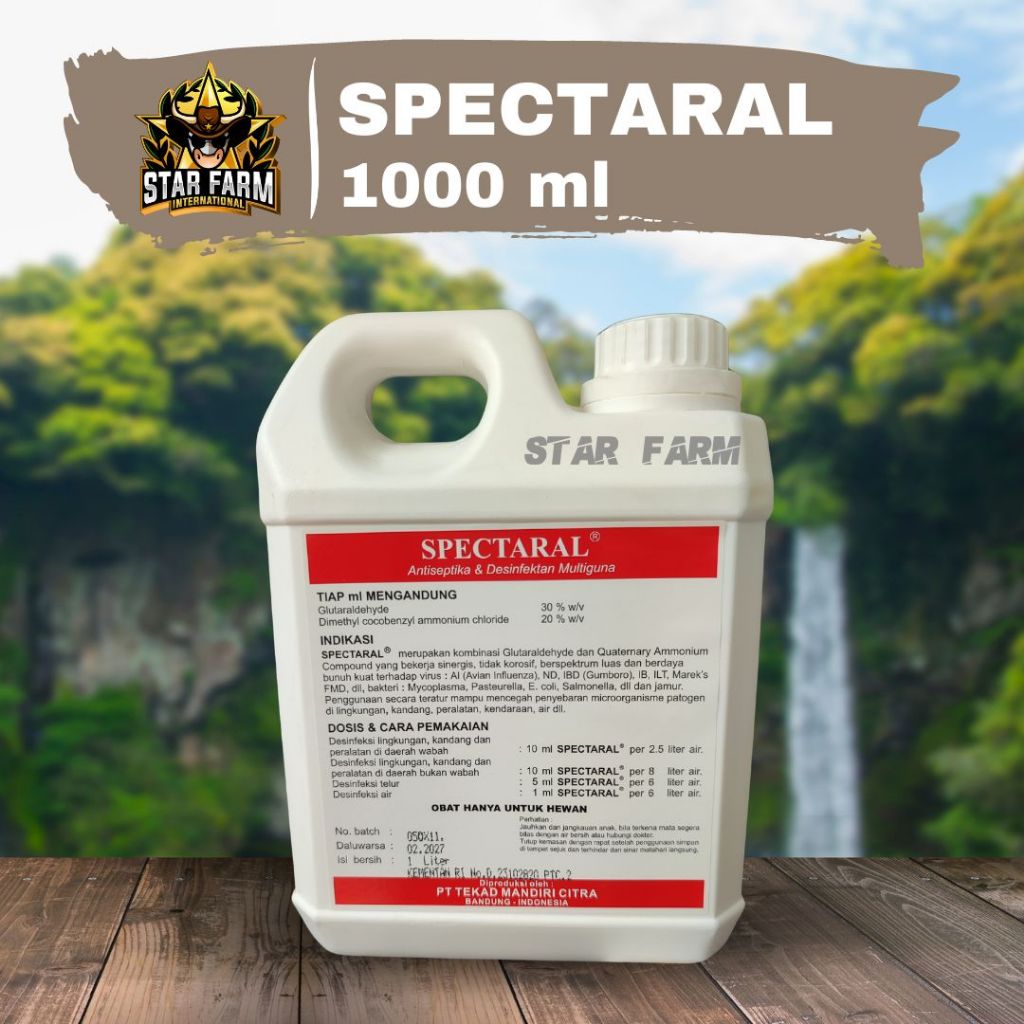 Spectaral Antiseptika Dan Desinfektan Multiguna - Star Farm