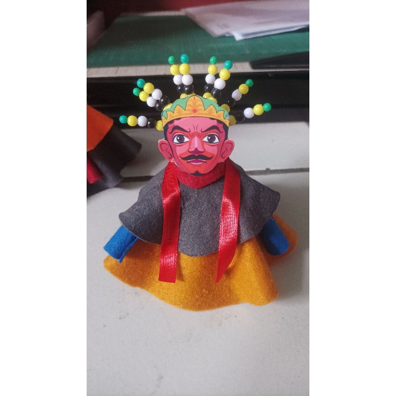 "ondel-ondel"dari Kok/Prakarya Ondel-ondel/Ondel-ondel Kok