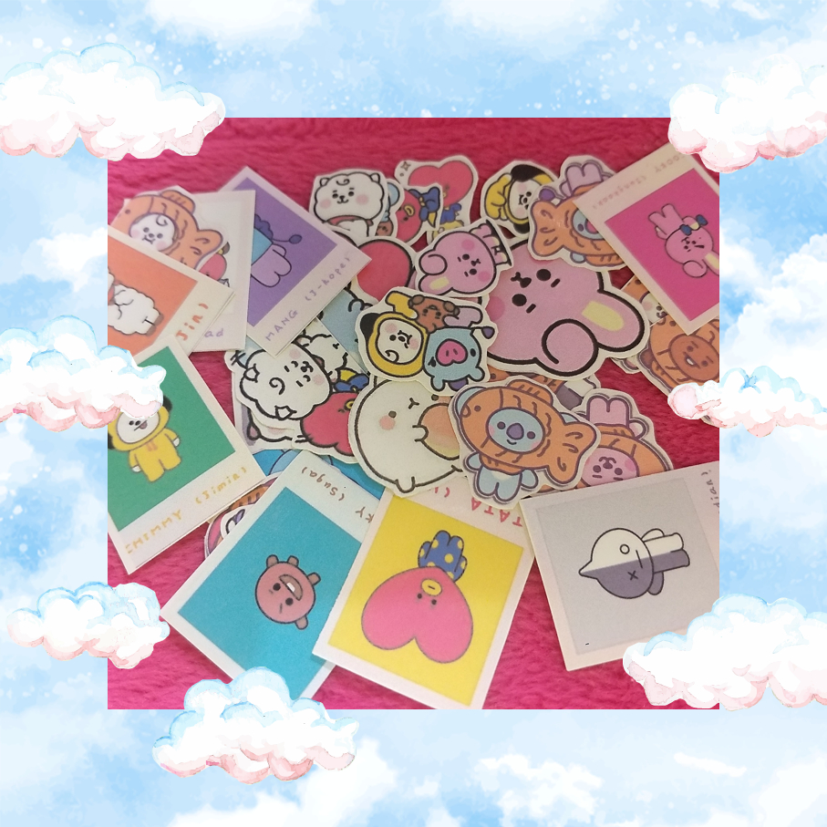 

Sticker Aesthetic BT21 Random Harga Satuan murah Sticker tumblr, sticker laptop, sticker diary, sticker jurnal, sticker HP, freebies