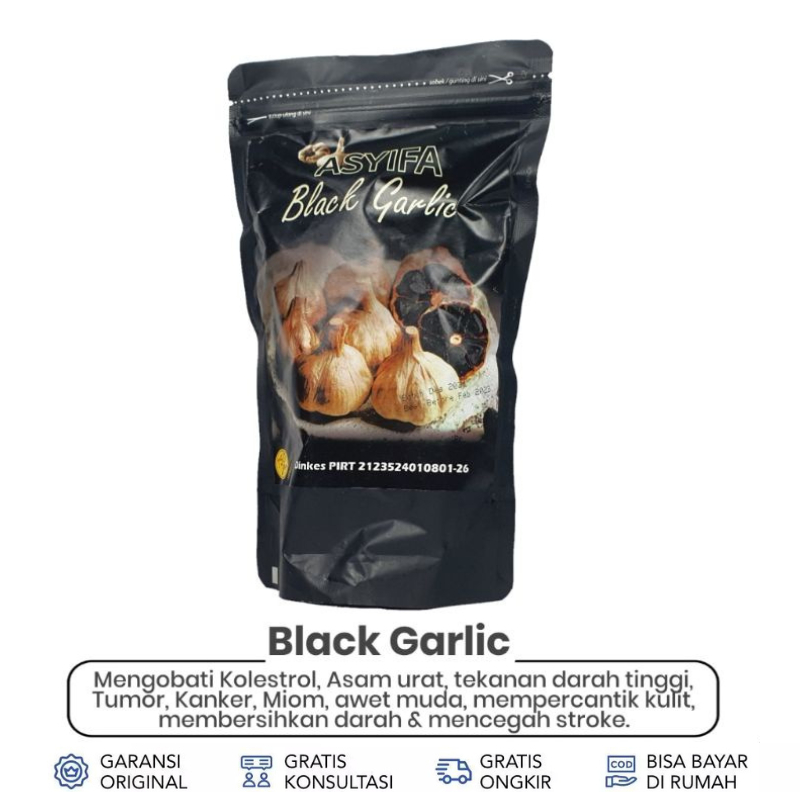 

ASYIFA BLACK GARLIC BAWANG TUNGGAL ORIGINAL - 100gram