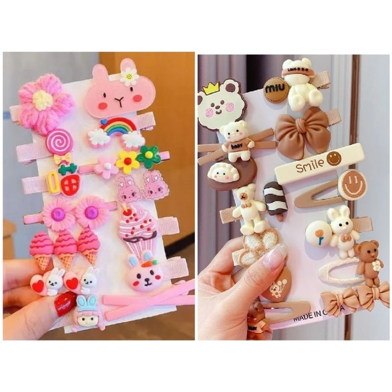 14pcs Set Jepit Rambut