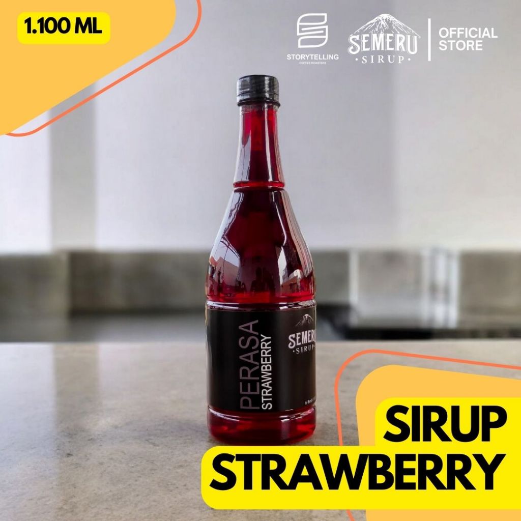 

Sirup strawberry semeru syrup 1100 ml / 1 liter