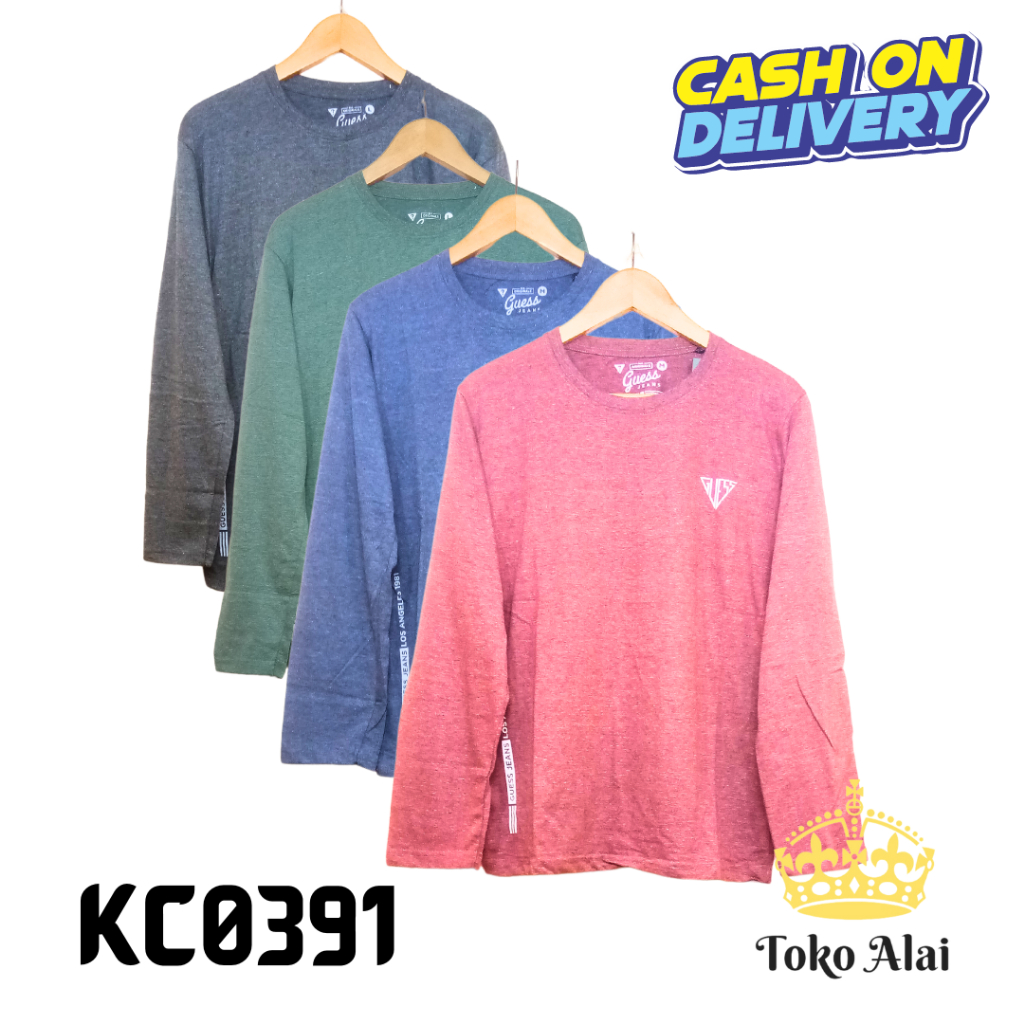 KAOS KAUS PRIA COWOK KAUS LENGAN TANGAN PANJANG 2L21.93 KC0391