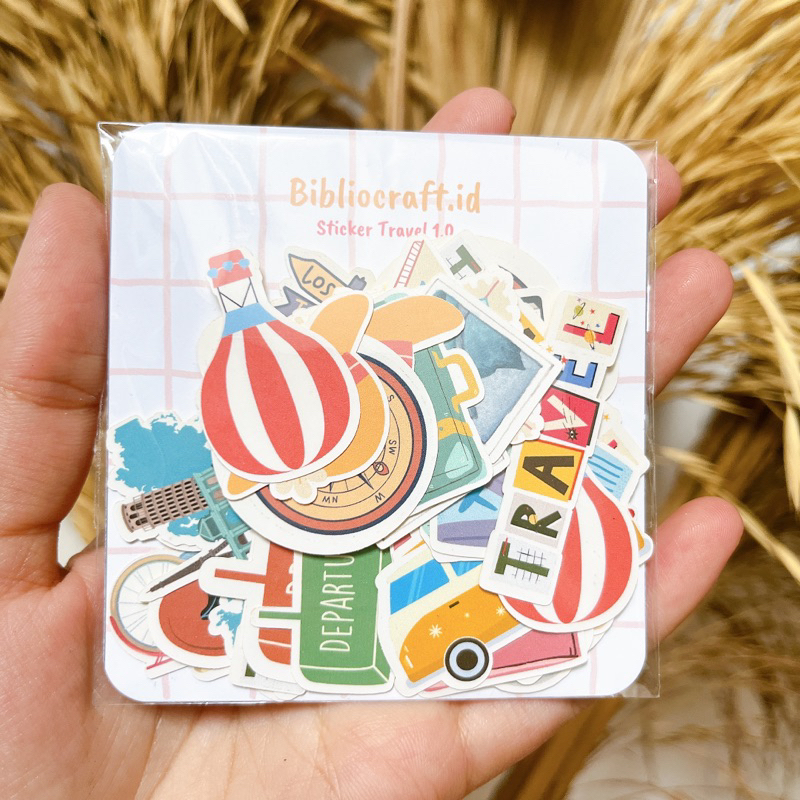

34pcs Sticker Deco Aesthetic & Lucu Traveling Fun