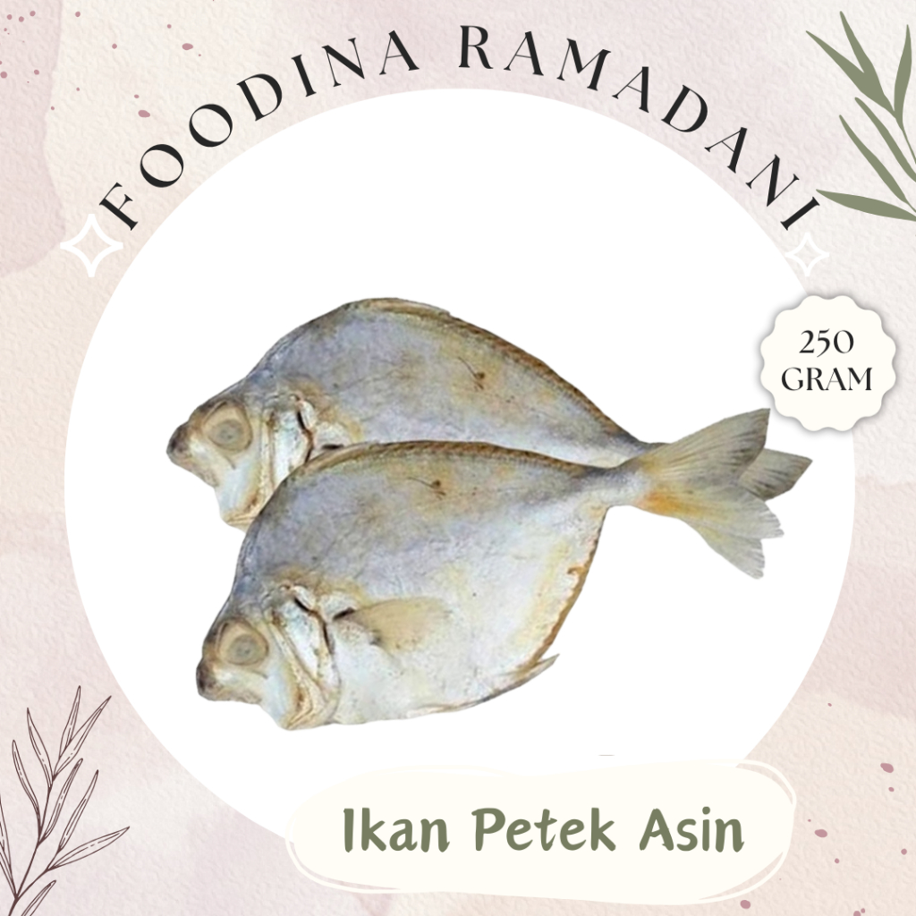 

IKAN PETEK Ikan Asin - Salted Fish Fresh [ Berat 250gr ] Harga Per BKS