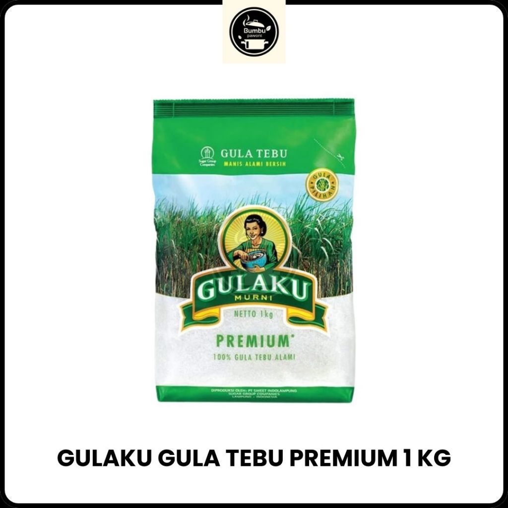 

Gulaku Gula Tebu Premium 1 Kg Gula Tebu Alami