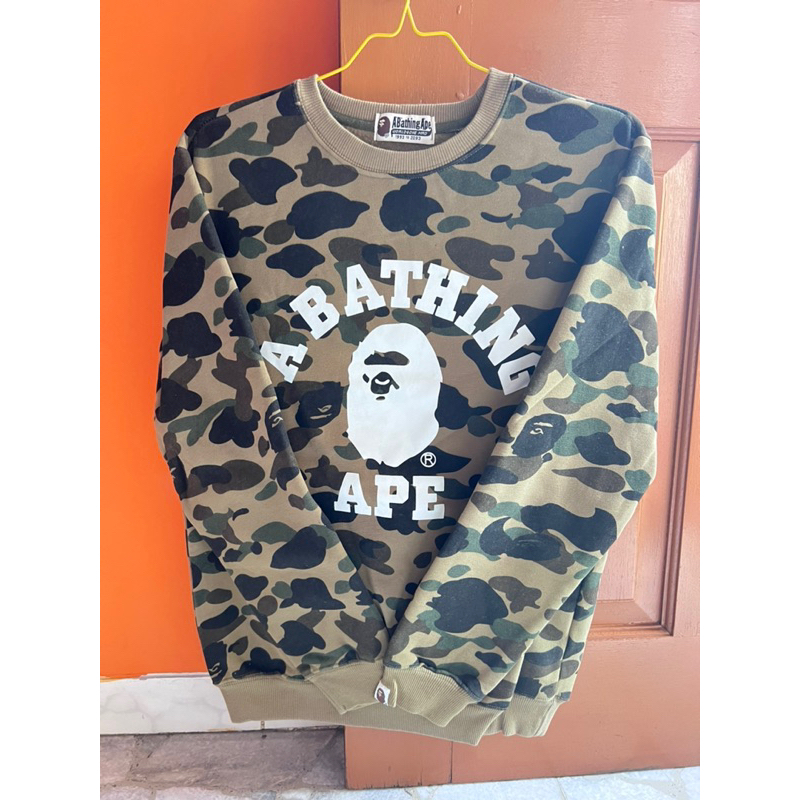 [PRELOVED] JACKET OUTER BAJU A BATHING APE BAPE LENGAN PANJANG PRIA. JACKET HOODIE ANTI SOCIAL CLUB 