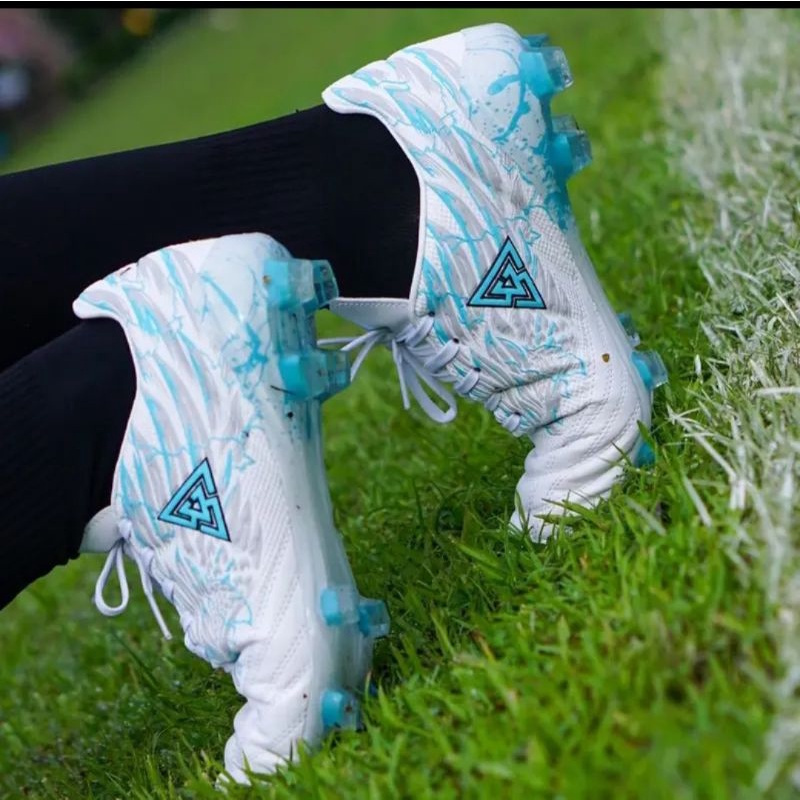 Sepatu, Sepatu Pria, Sepatu Bola, Sepatu Bola Specs Original 100%, Sepatu Bola Icarus White Blue Ter