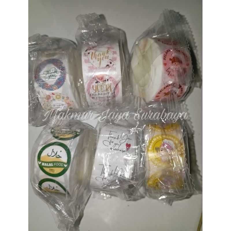 

Stiker Thank You 1 roll 500 pcs/Sticker Thank You/Stiker Amplop/Stiker Terimakasih