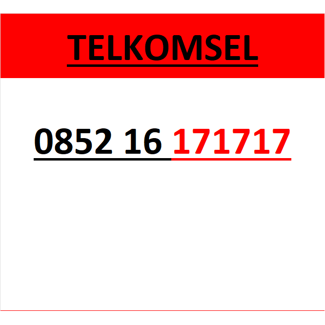 nomor cantik telkomsel simpati seri abab 1717 murah lengkap wn84 3400
